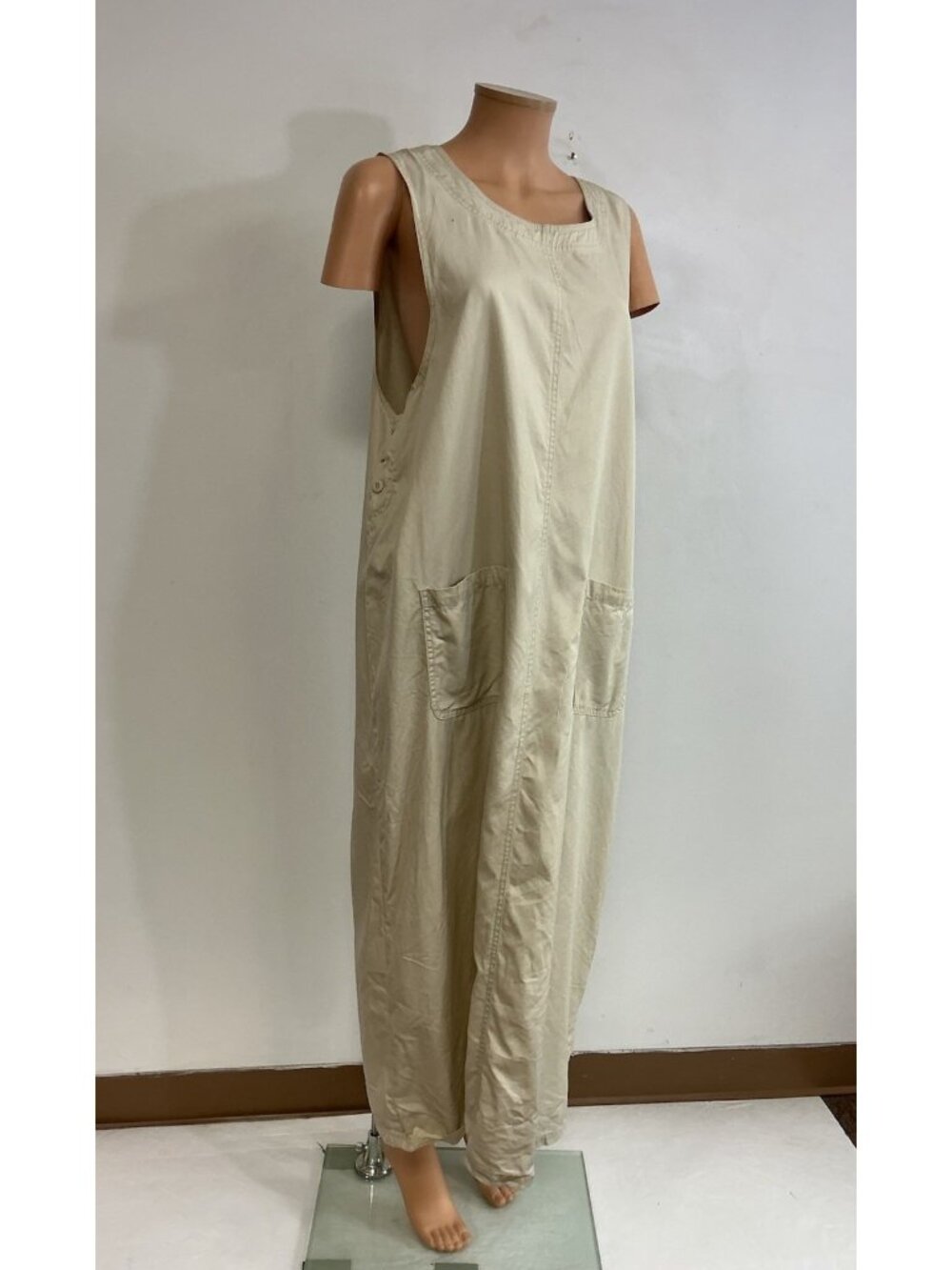 Vintage Crossroads Overall Jumper Maxi Dress Grunge Boho 90s Womens XL